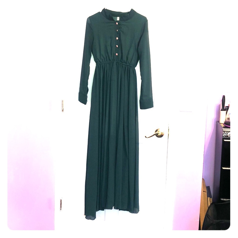 Green dress